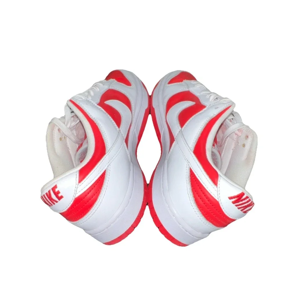 40N8/ Nike Dunk Low Championship Red White Low Top Men's‎ Athletic Sneakers